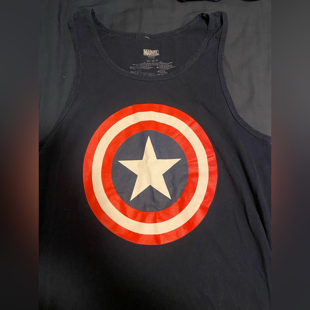 Marvel captain America tank top